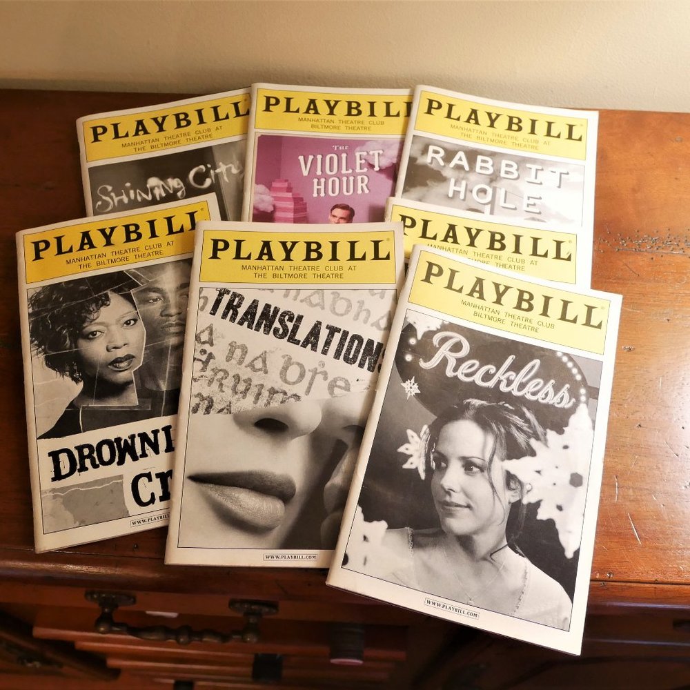 Playbills - Manhattan Theatre Club/Biltmore Theat